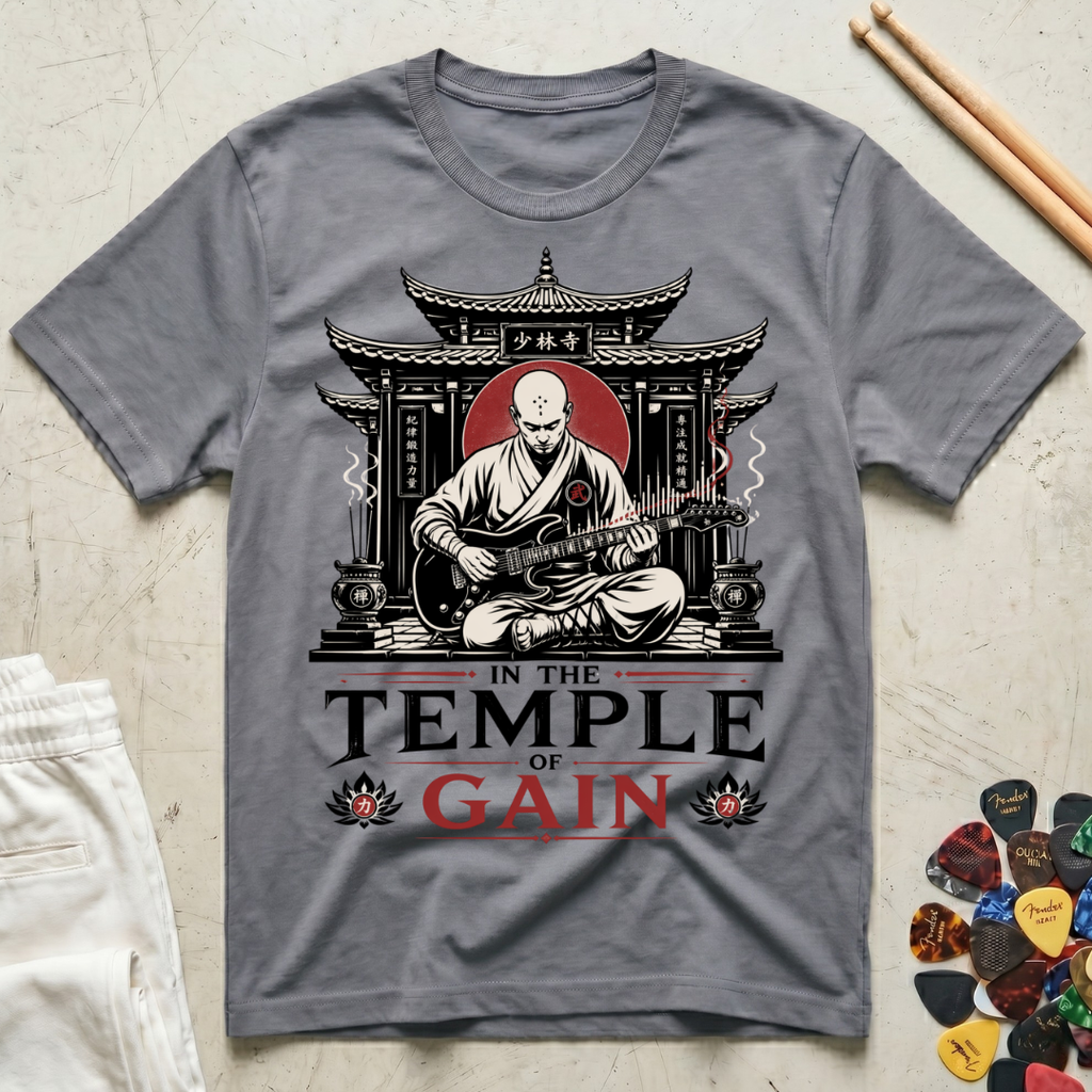 In The Temple Of Gain Monk T-Shirt