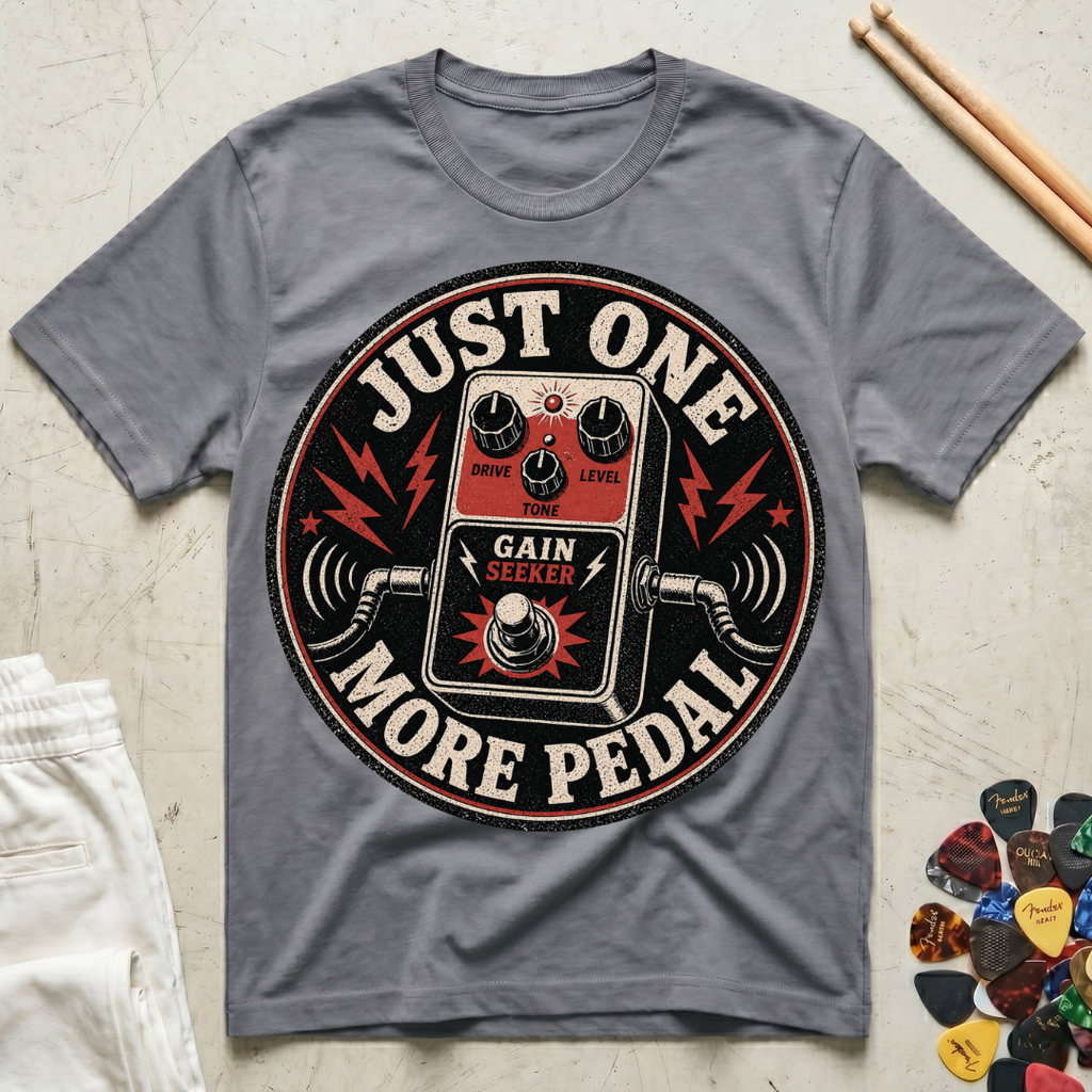 Just One More Pedal Distressed T-Shirt
