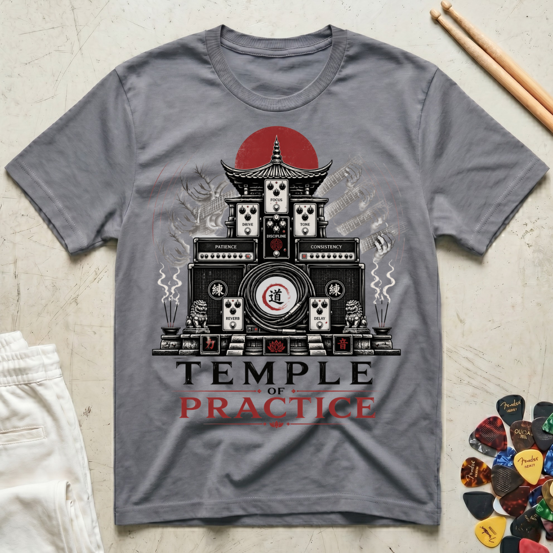 Temple Of Practice Guitar T-Shirt