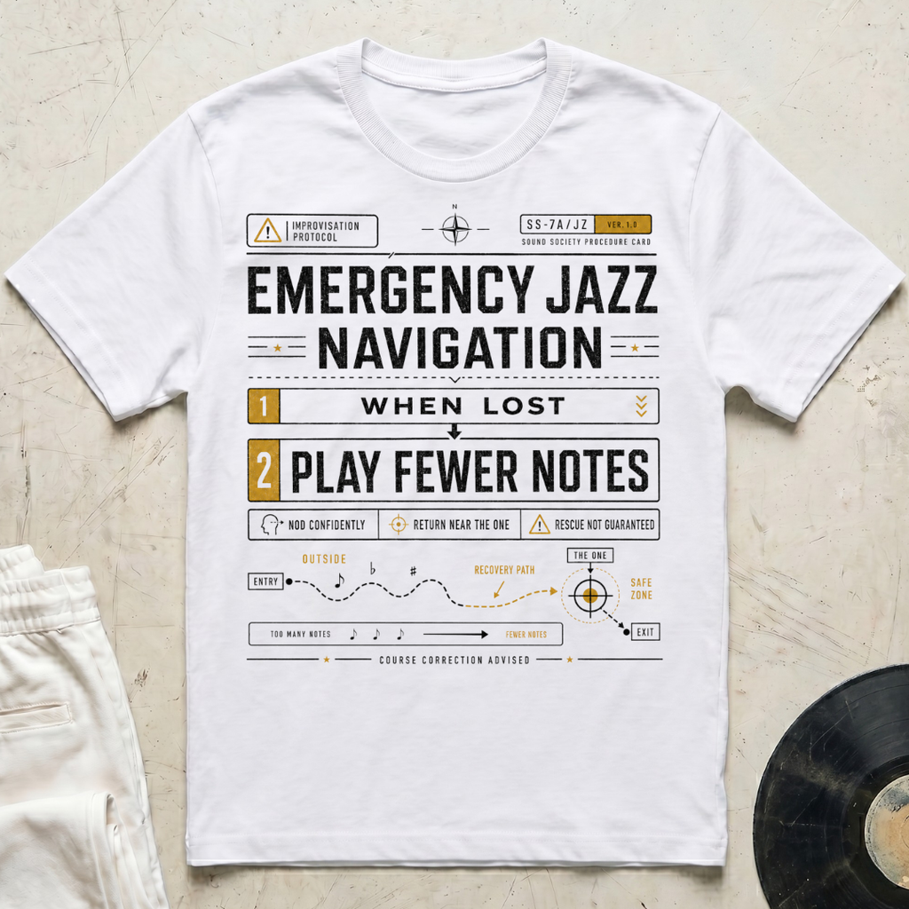 Emergency Jazz Navigation T-Shirt