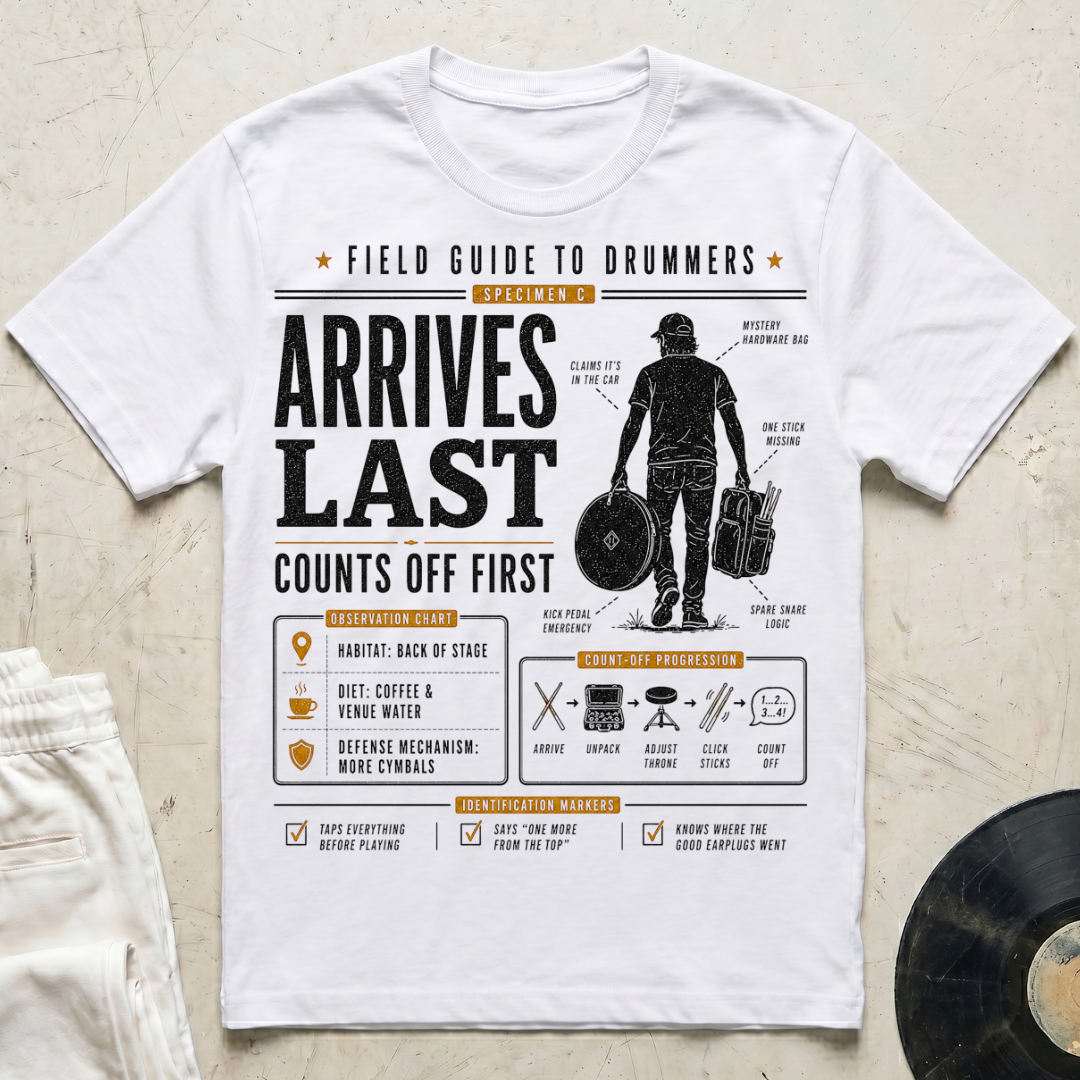 Field Guide Drummer T-Shirt