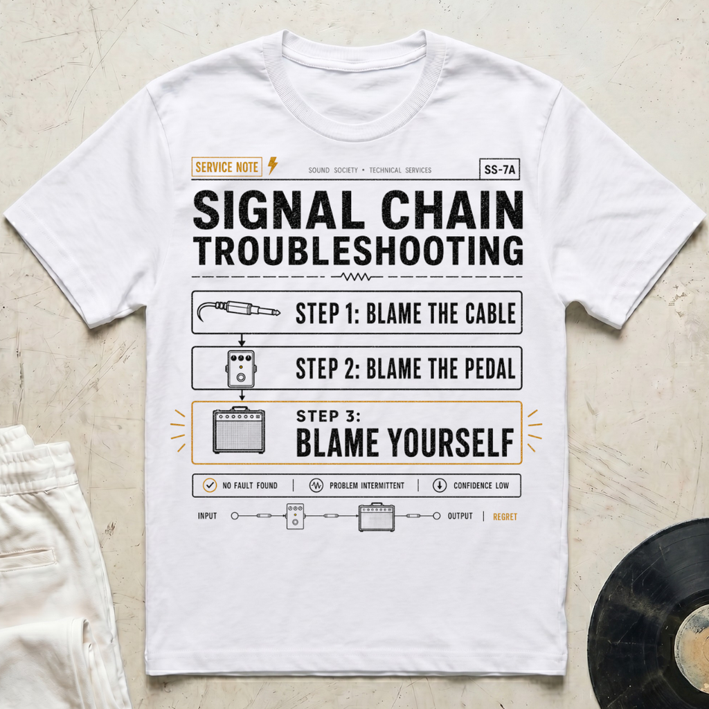 Signal Chain Troubleshooting T-Shirt