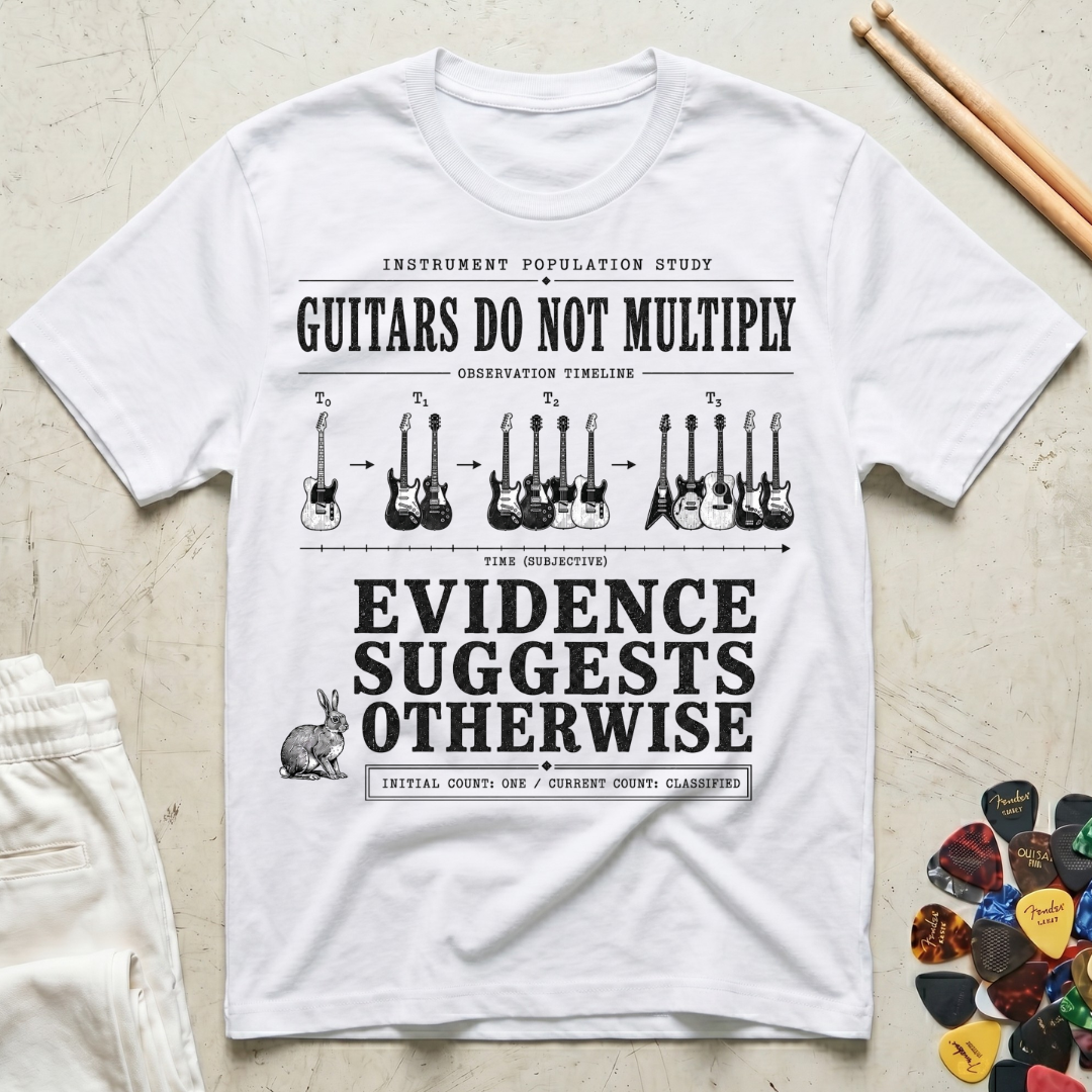 Guitars Do Not Multiply T-Shirt