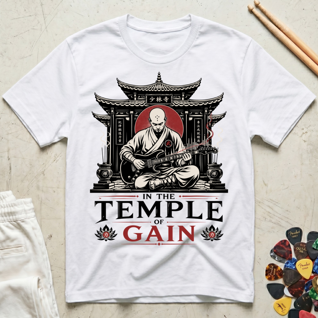 In The Temple Of Gain Monk T-Shirt