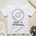 Keep It Spinning Minimal T-Shirt