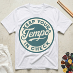 Keep Your Tempo In Check Emblem T-Shirt