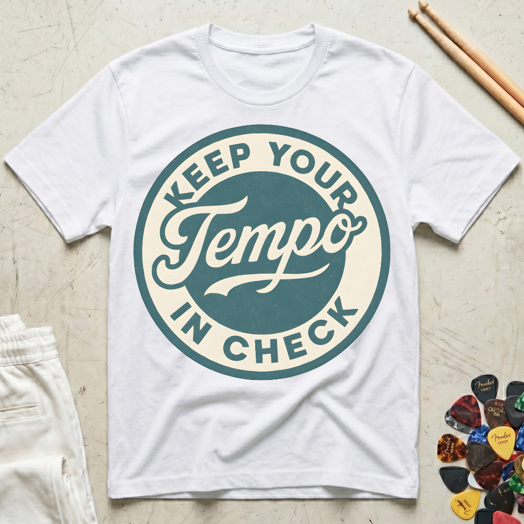 Keep Your Tempo In Check Emblem T-Shirt