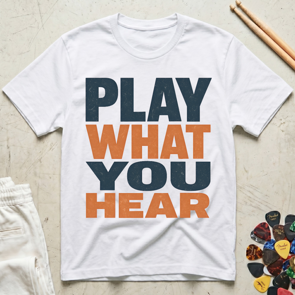 Play What You Hear Bold T-Shirt