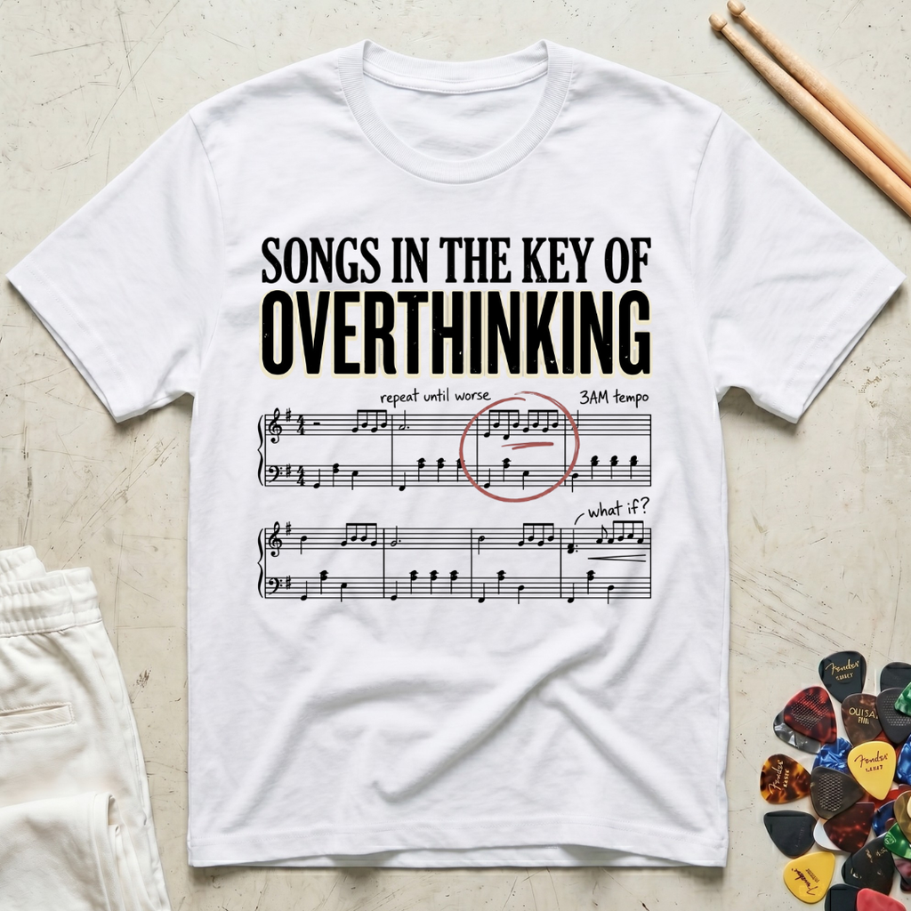 Songs In The Key Of Overthinking T-Shirt