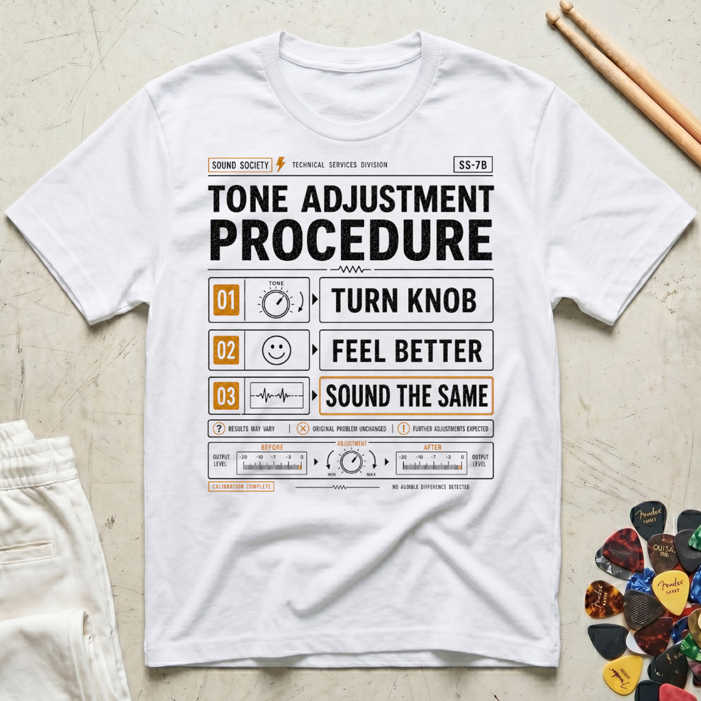Tone Adjustment Procedure T-Shirt