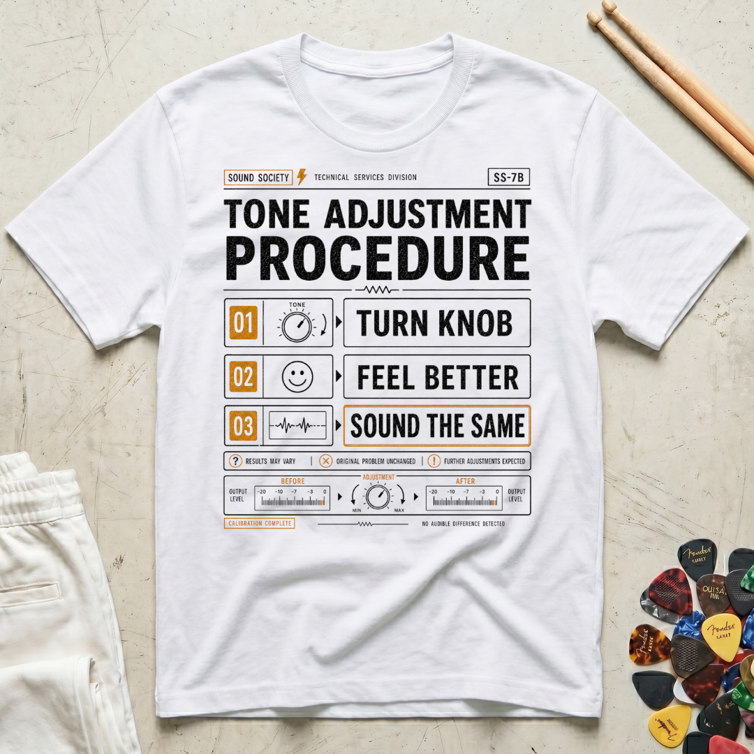 Tone Adjustment Procedure T-Shirt